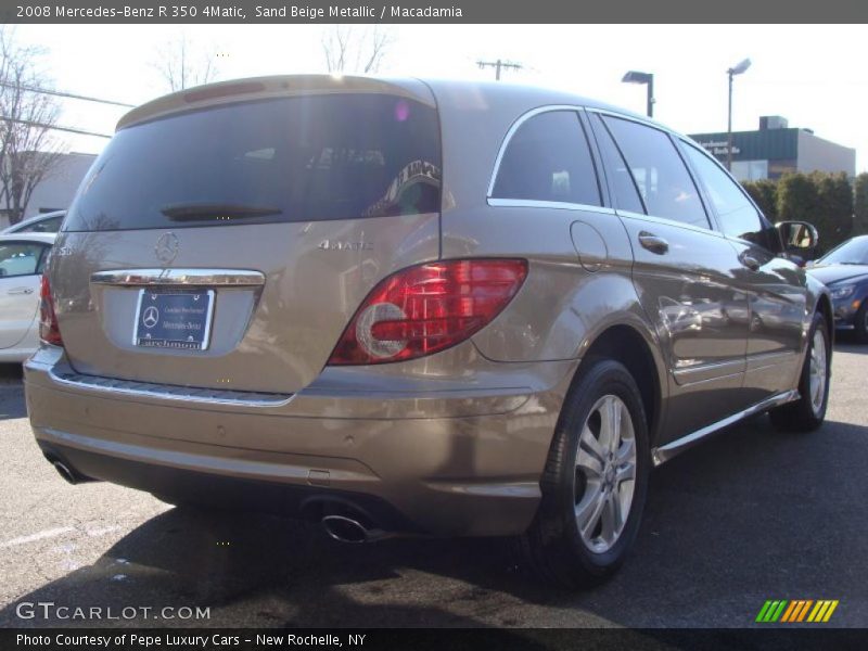 Sand Beige Metallic / Macadamia 2008 Mercedes-Benz R 350 4Matic