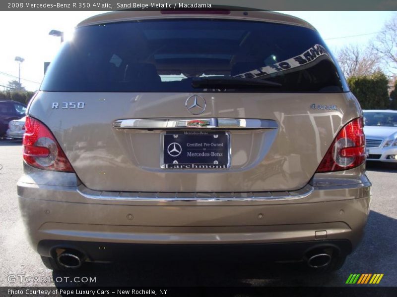 Sand Beige Metallic / Macadamia 2008 Mercedes-Benz R 350 4Matic