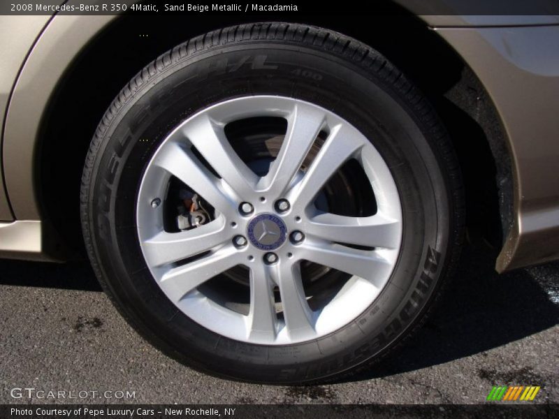 Sand Beige Metallic / Macadamia 2008 Mercedes-Benz R 350 4Matic