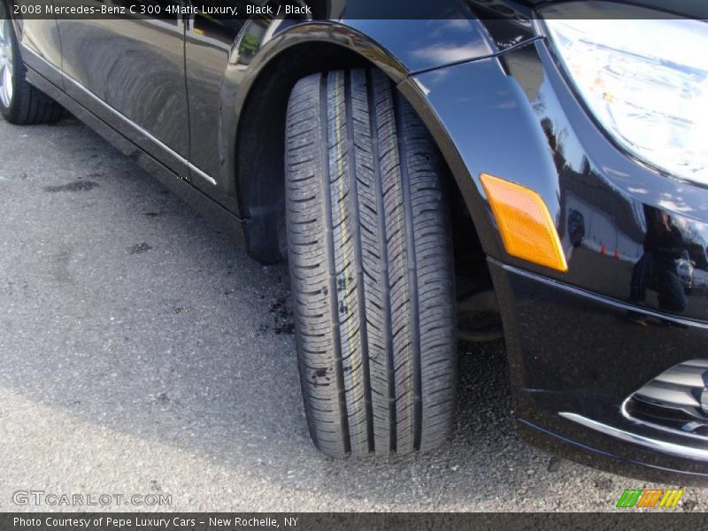 Black / Black 2008 Mercedes-Benz C 300 4Matic Luxury