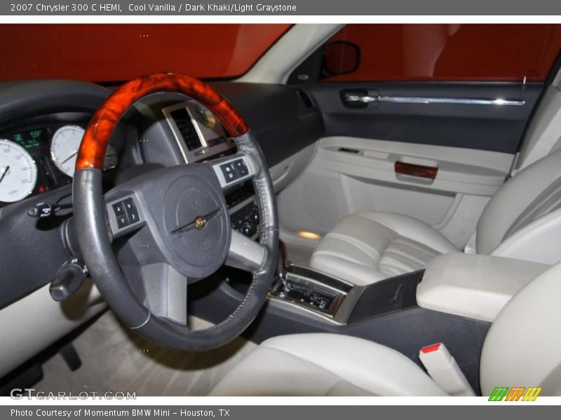 Cool Vanilla / Dark Khaki/Light Graystone 2007 Chrysler 300 C HEMI