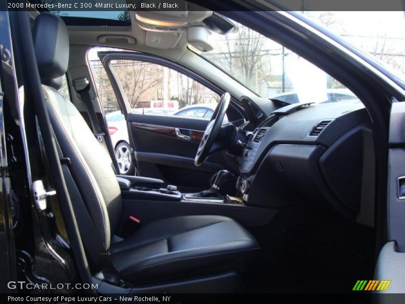 Black / Black 2008 Mercedes-Benz C 300 4Matic Luxury