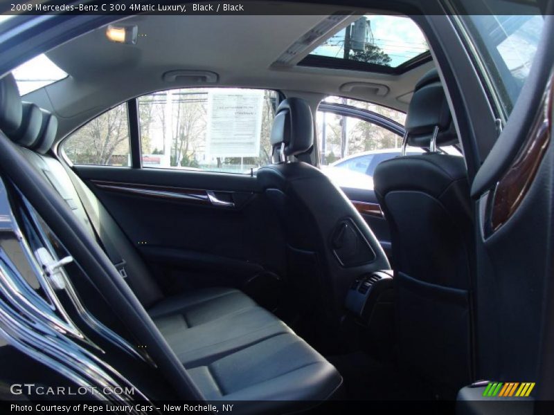 Black / Black 2008 Mercedes-Benz C 300 4Matic Luxury