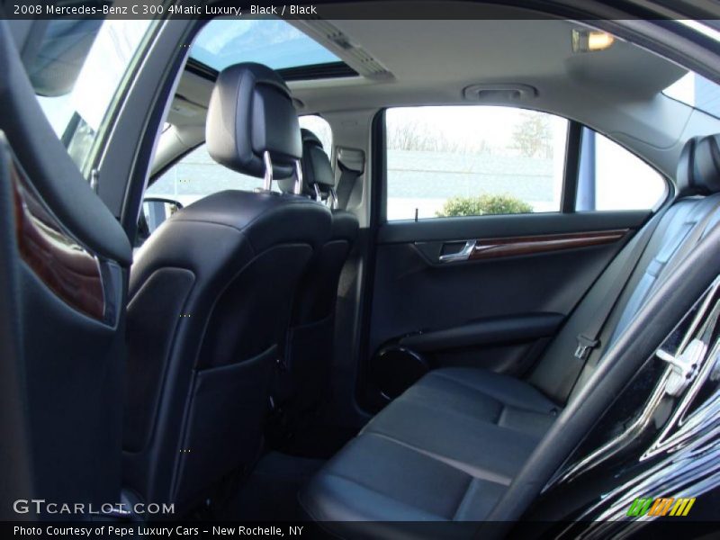 Black / Black 2008 Mercedes-Benz C 300 4Matic Luxury