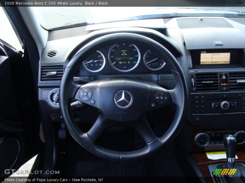Black / Black 2008 Mercedes-Benz C 300 4Matic Luxury
