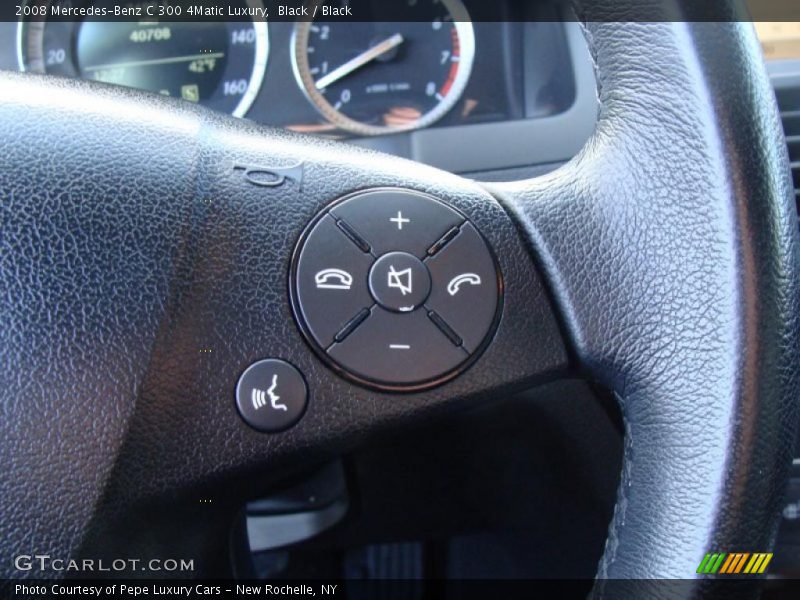 Black / Black 2008 Mercedes-Benz C 300 4Matic Luxury
