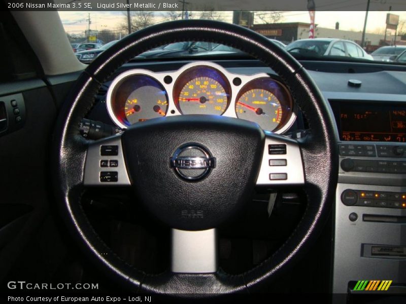 Liquid Silver Metallic / Black 2006 Nissan Maxima 3.5 SE
