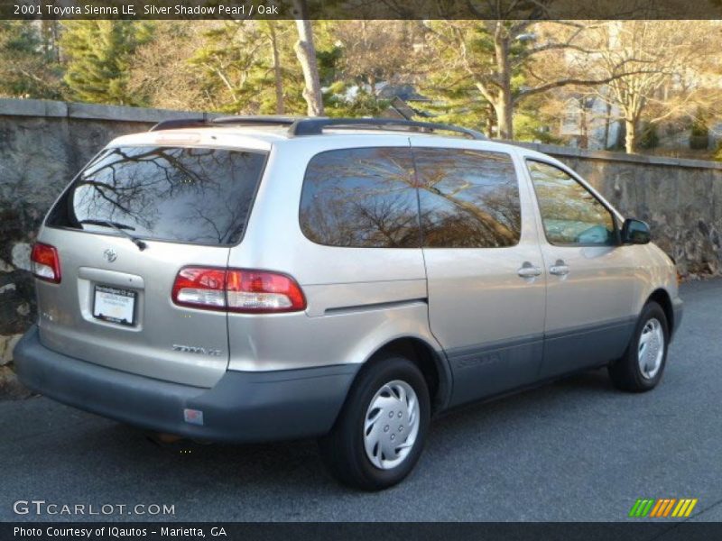 Silver Shadow Pearl / Oak 2001 Toyota Sienna LE