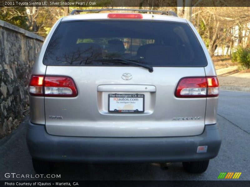 Silver Shadow Pearl / Oak 2001 Toyota Sienna LE