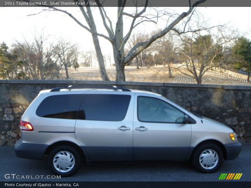 Silver Shadow Pearl / Oak 2001 Toyota Sienna LE