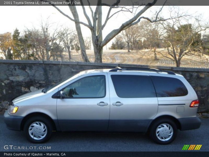 Silver Shadow Pearl / Oak 2001 Toyota Sienna LE