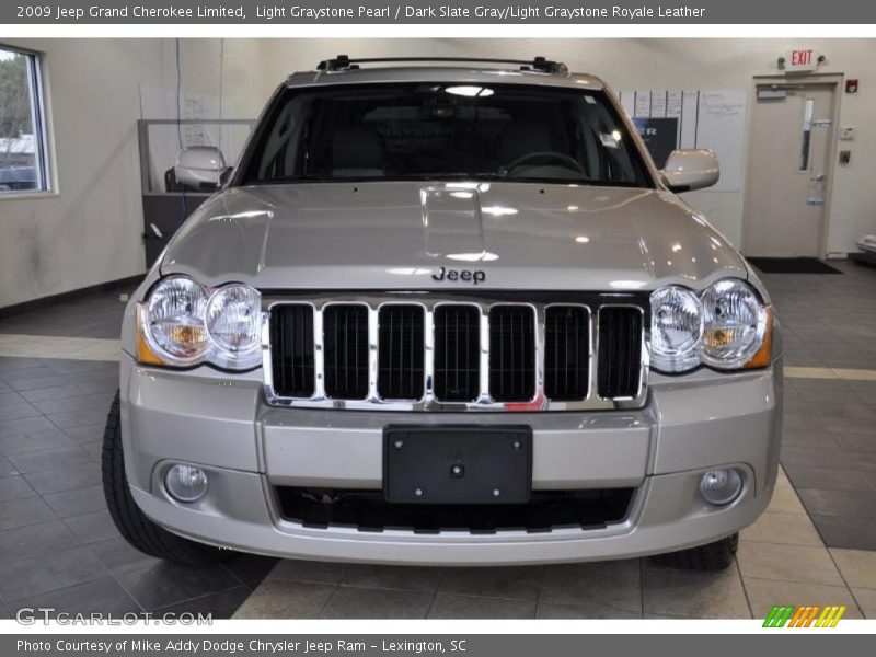 Light Graystone Pearl / Dark Slate Gray/Light Graystone Royale Leather 2009 Jeep Grand Cherokee Limited