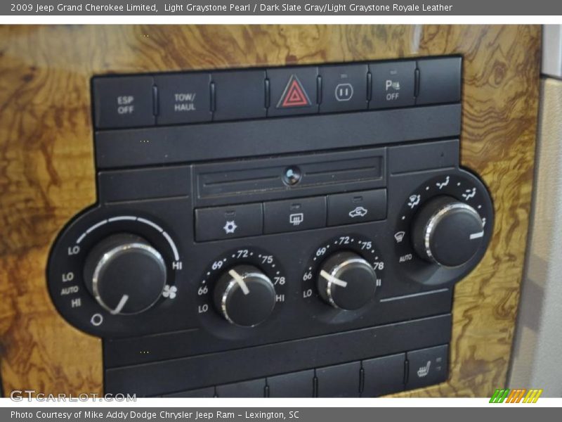 Light Graystone Pearl / Dark Slate Gray/Light Graystone Royale Leather 2009 Jeep Grand Cherokee Limited