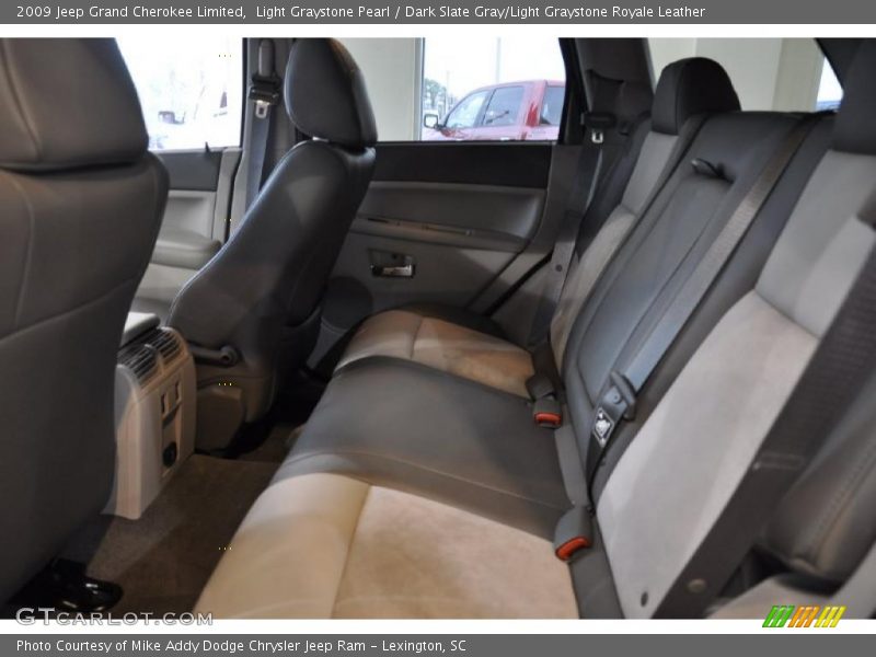 Light Graystone Pearl / Dark Slate Gray/Light Graystone Royale Leather 2009 Jeep Grand Cherokee Limited