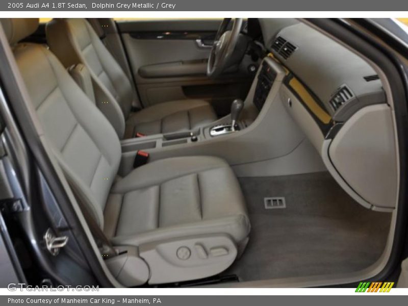 Dolphin Grey Metallic / Grey 2005 Audi A4 1.8T Sedan