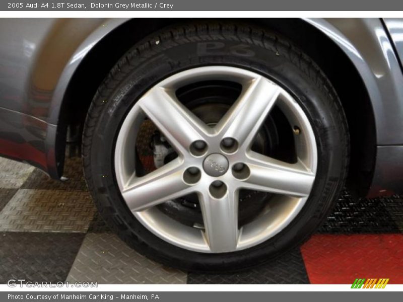 Dolphin Grey Metallic / Grey 2005 Audi A4 1.8T Sedan