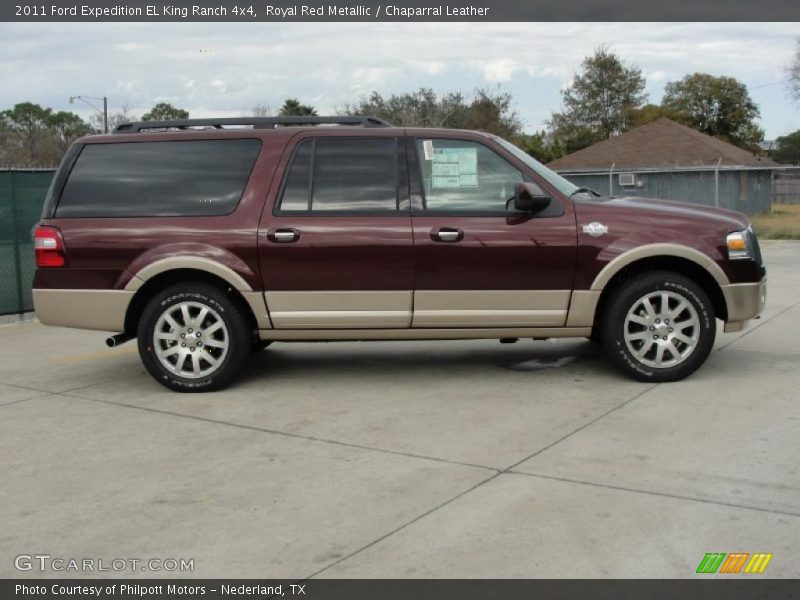Royal Red Metallic / Chaparral Leather 2011 Ford Expedition EL King Ranch 4x4