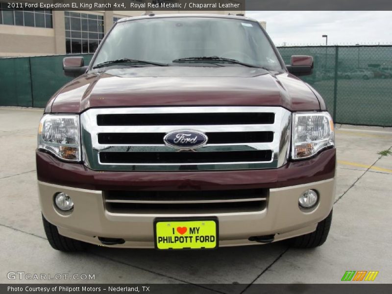 Royal Red Metallic / Chaparral Leather 2011 Ford Expedition EL King Ranch 4x4