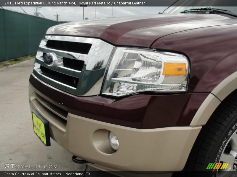 Royal Red Metallic / Chaparral Leather 2011 Ford Expedition EL King Ranch 4x4