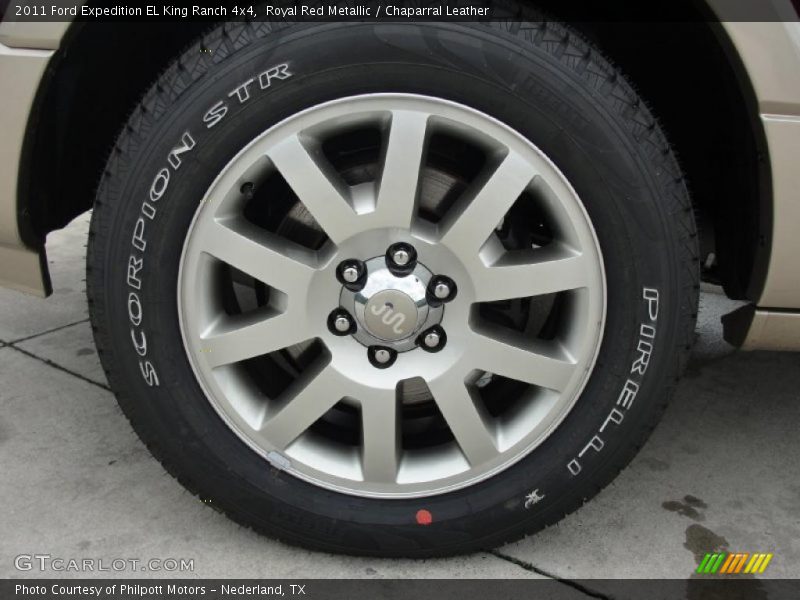 Royal Red Metallic / Chaparral Leather 2011 Ford Expedition EL King Ranch 4x4
