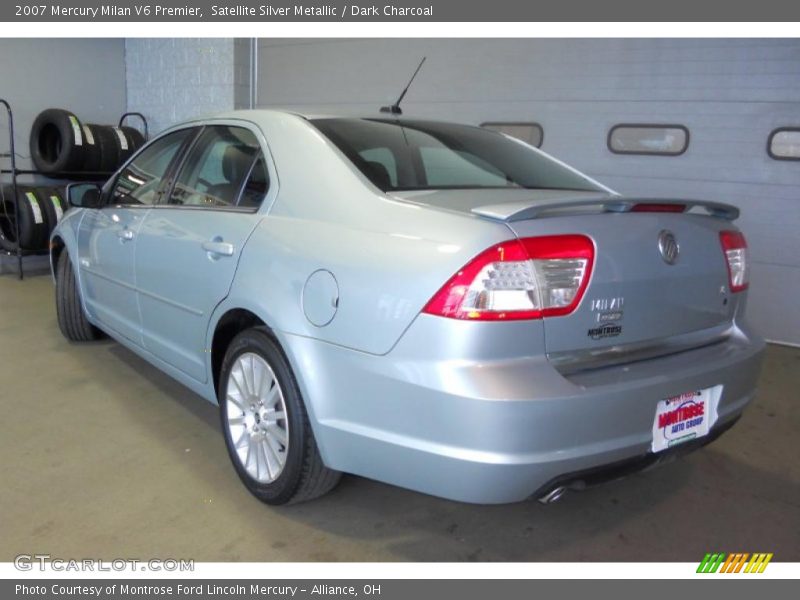 Satellite Silver Metallic / Dark Charcoal 2007 Mercury Milan V6 Premier