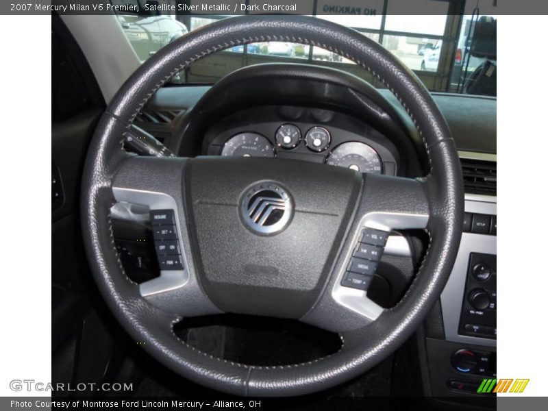 Satellite Silver Metallic / Dark Charcoal 2007 Mercury Milan V6 Premier