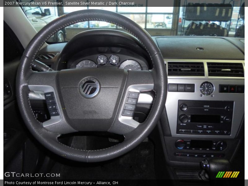 Satellite Silver Metallic / Dark Charcoal 2007 Mercury Milan V6 Premier