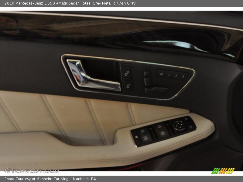 Steel Grey Metallic / Ash Gray 2010 Mercedes-Benz E 550 4Matic Sedan