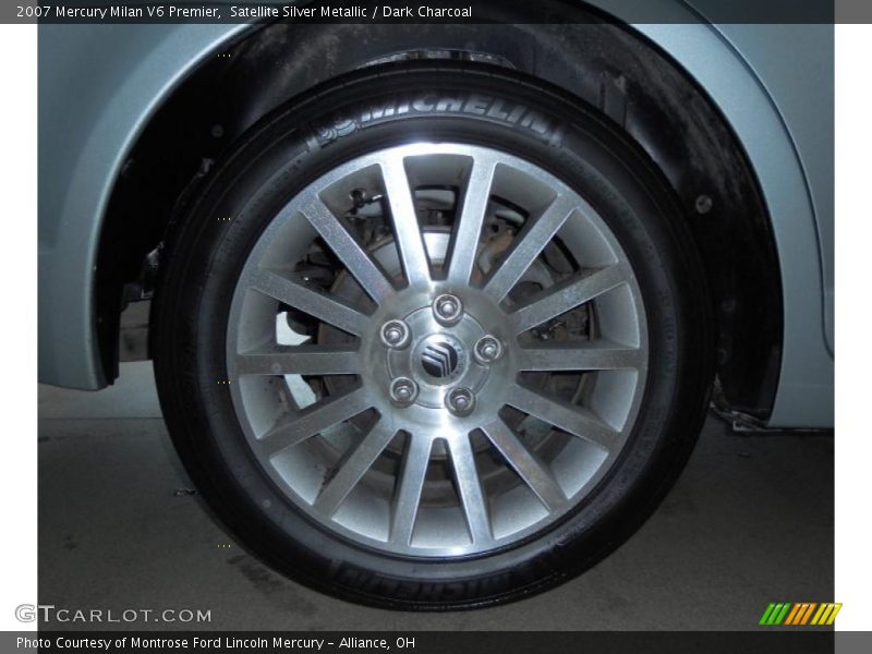 Satellite Silver Metallic / Dark Charcoal 2007 Mercury Milan V6 Premier