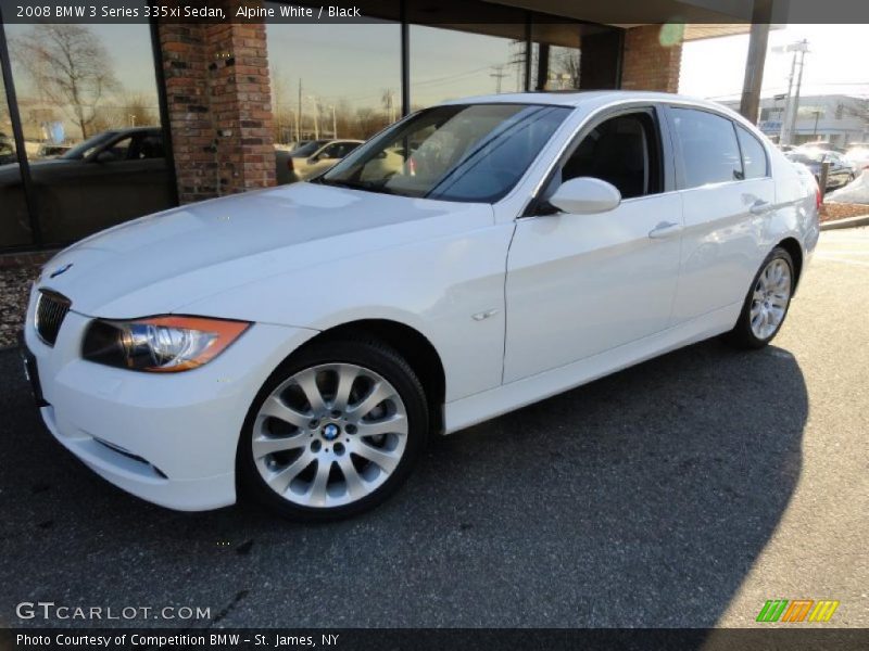 Alpine White / Black 2008 BMW 3 Series 335xi Sedan