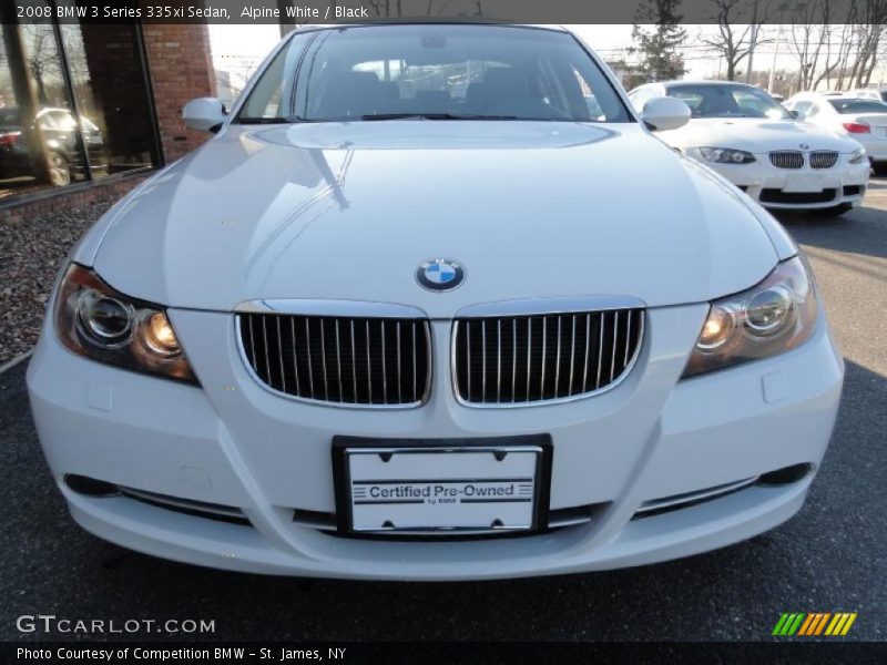 Alpine White / Black 2008 BMW 3 Series 335xi Sedan
