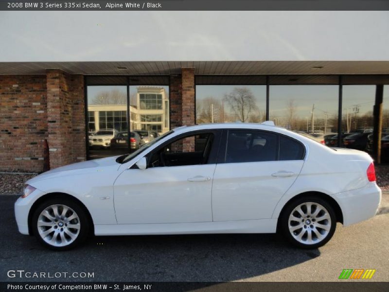 Alpine White / Black 2008 BMW 3 Series 335xi Sedan