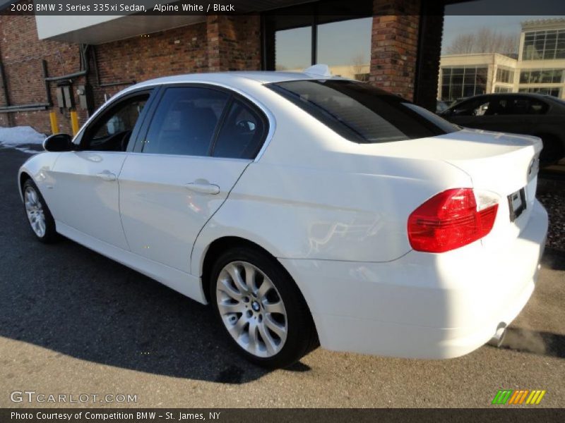Alpine White / Black 2008 BMW 3 Series 335xi Sedan