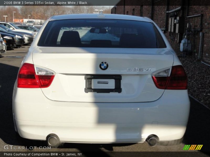 Alpine White / Black 2008 BMW 3 Series 335xi Sedan