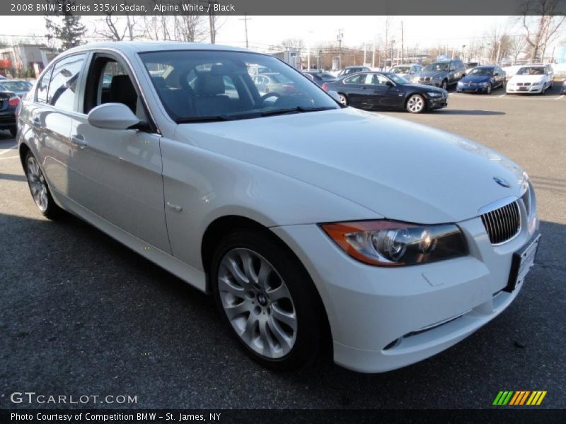 Alpine White / Black 2008 BMW 3 Series 335xi Sedan