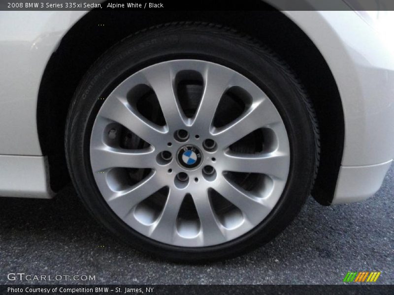 Alpine White / Black 2008 BMW 3 Series 335xi Sedan