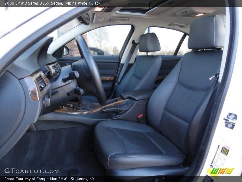 Alpine White / Black 2008 BMW 3 Series 335xi Sedan