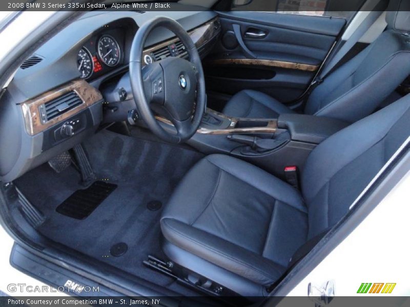 Alpine White / Black 2008 BMW 3 Series 335xi Sedan