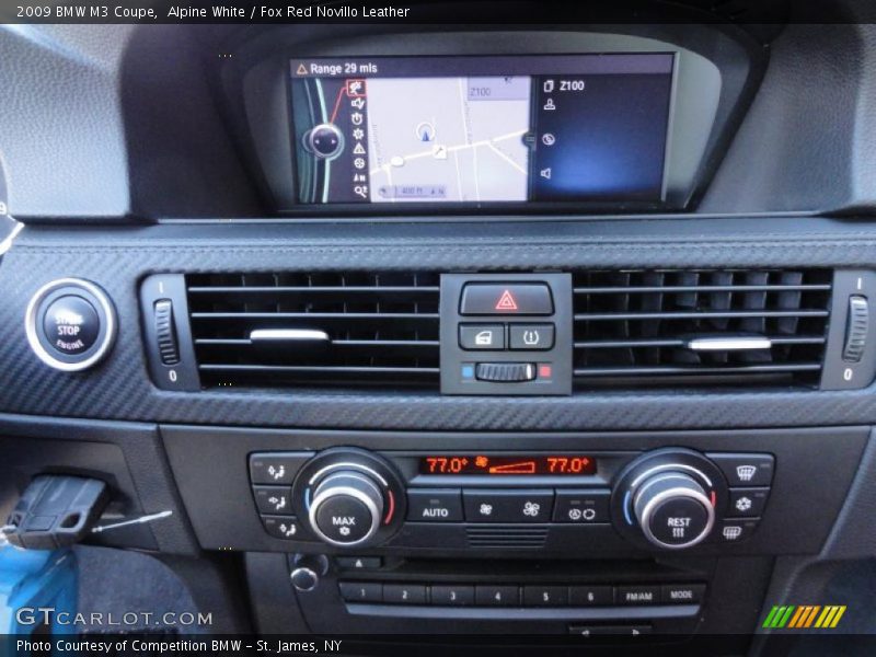 Controls of 2009 M3 Coupe