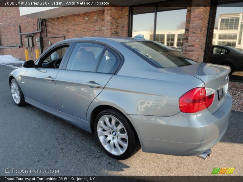 Arctic Metallic / Tobacco 2008 BMW 3 Series 328xi Sedan