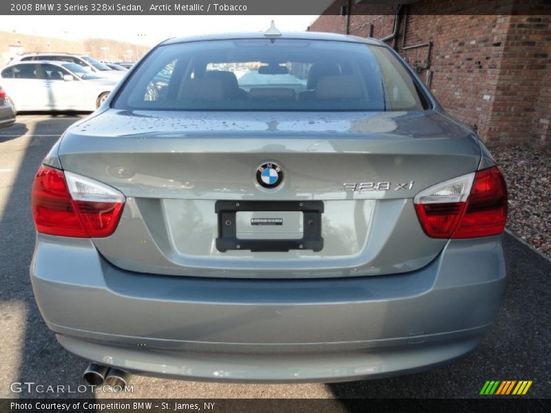 Arctic Metallic / Tobacco 2008 BMW 3 Series 328xi Sedan
