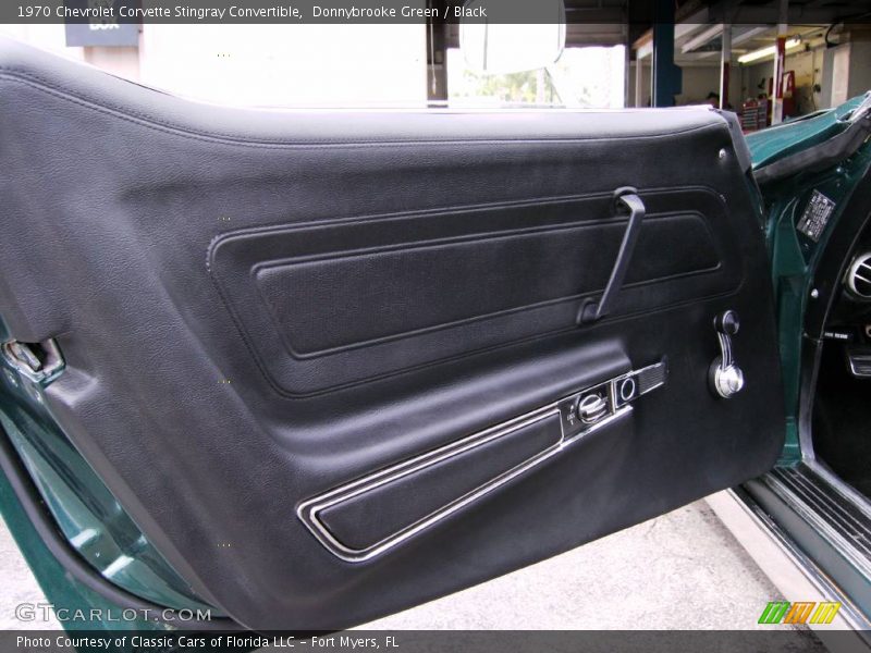 Donnybrooke Green / Black 1970 Chevrolet Corvette Stingray Convertible
