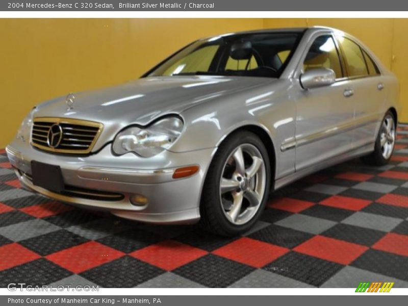 Brilliant Silver Metallic / Charcoal 2004 Mercedes-Benz C 320 Sedan