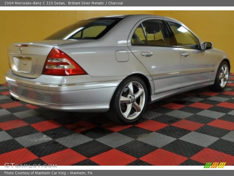 Brilliant Silver Metallic / Charcoal 2004 Mercedes-Benz C 320 Sedan