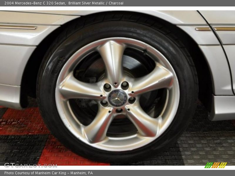 Brilliant Silver Metallic / Charcoal 2004 Mercedes-Benz C 320 Sedan