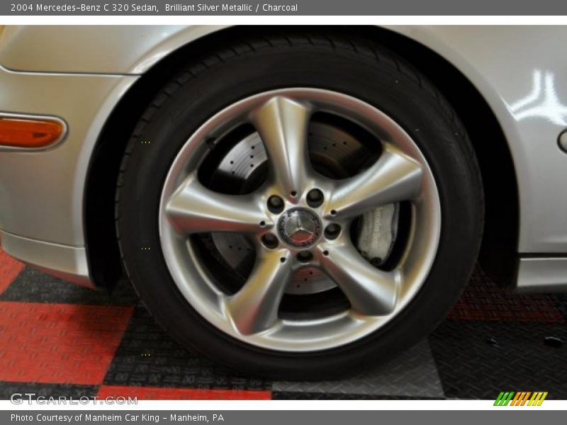 Brilliant Silver Metallic / Charcoal 2004 Mercedes-Benz C 320 Sedan