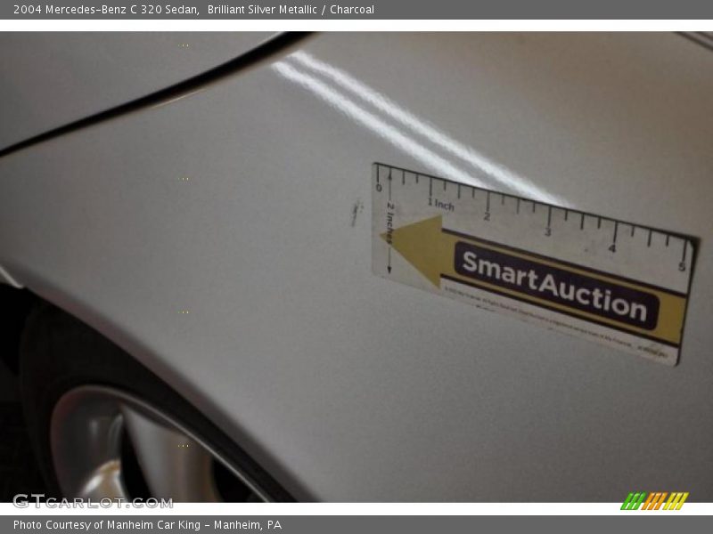 Brilliant Silver Metallic / Charcoal 2004 Mercedes-Benz C 320 Sedan