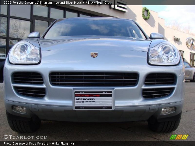 Iceland Silver Metallic / Black/Steel Grey 2006 Porsche Cayenne S Titanium