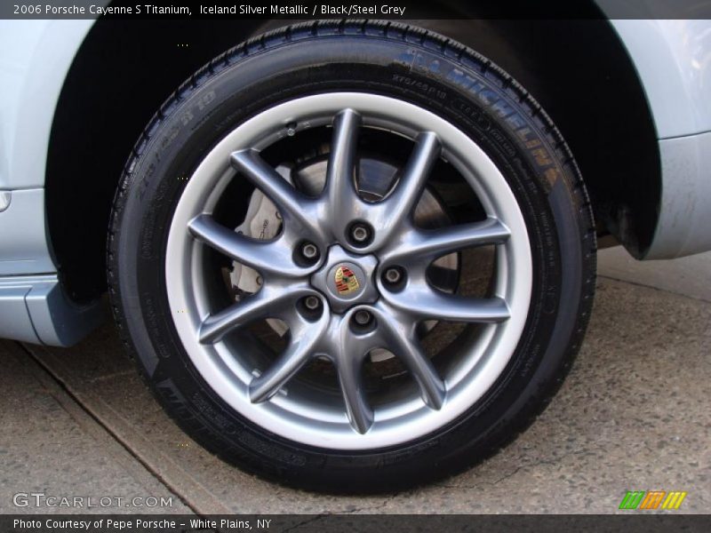 Iceland Silver Metallic / Black/Steel Grey 2006 Porsche Cayenne S Titanium