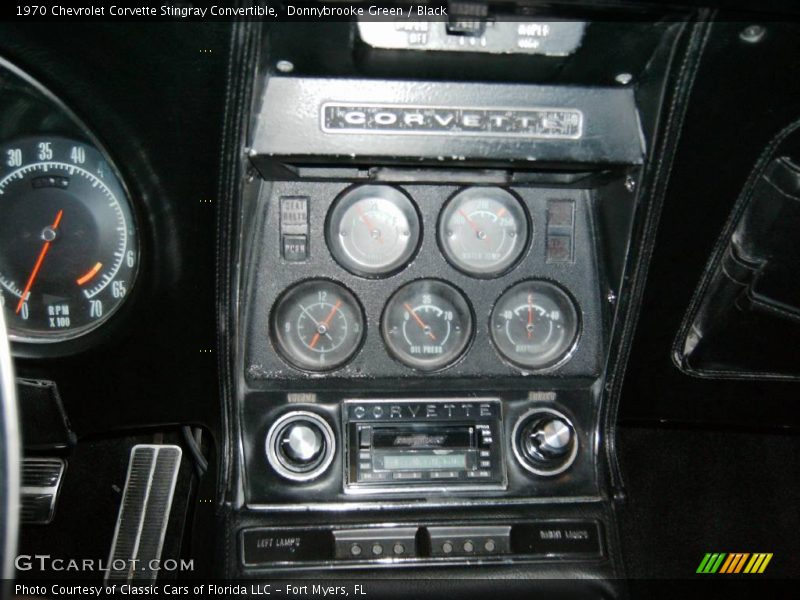 Donnybrooke Green / Black 1970 Chevrolet Corvette Stingray Convertible